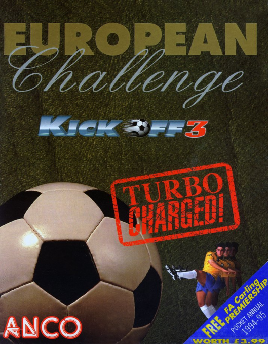 Kick Off 3 - European Challenge box art