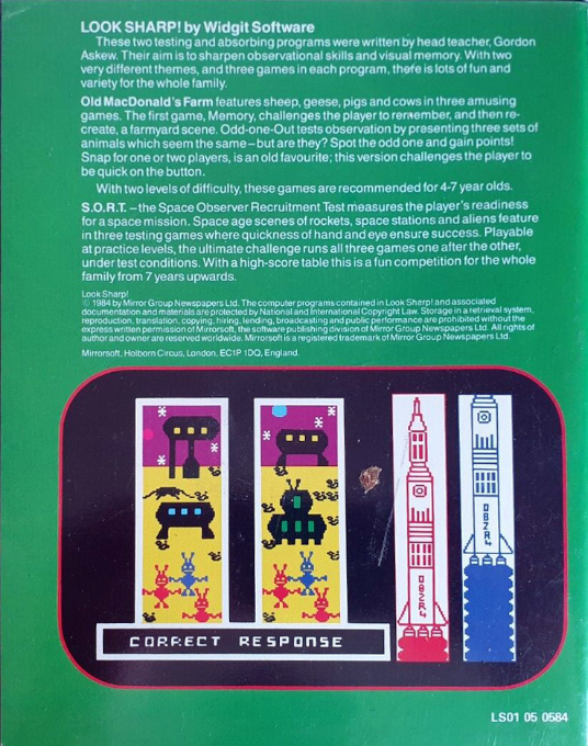 Look Sharp! — box-2D-back (EU)