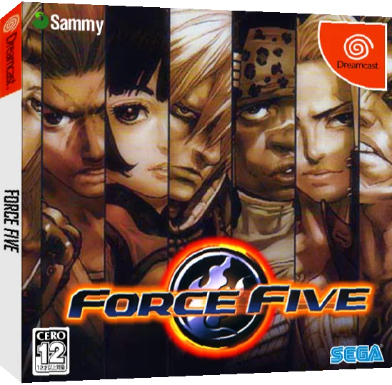Force Five — box-3D (JP)