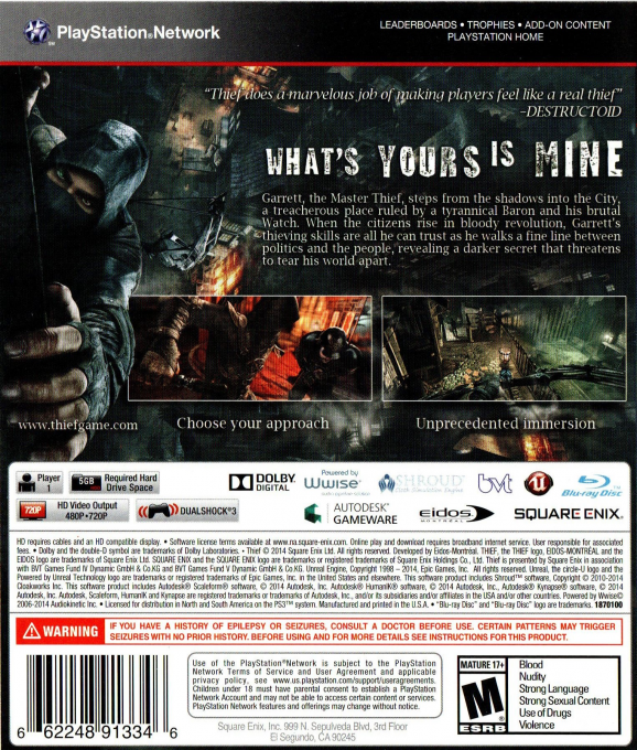 Thief — box-2D-back (US)