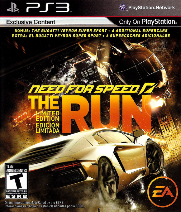 Need for Speed - The Run box art