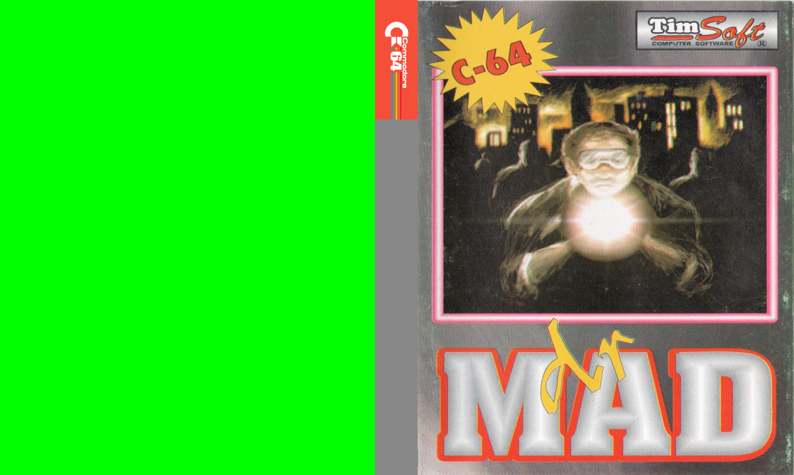 Dr. Mad vs. the Topsy Turvy Moon Men of Mars — box-texture (US)