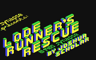 Lode Runner's Rescue — sstitle (WOR)