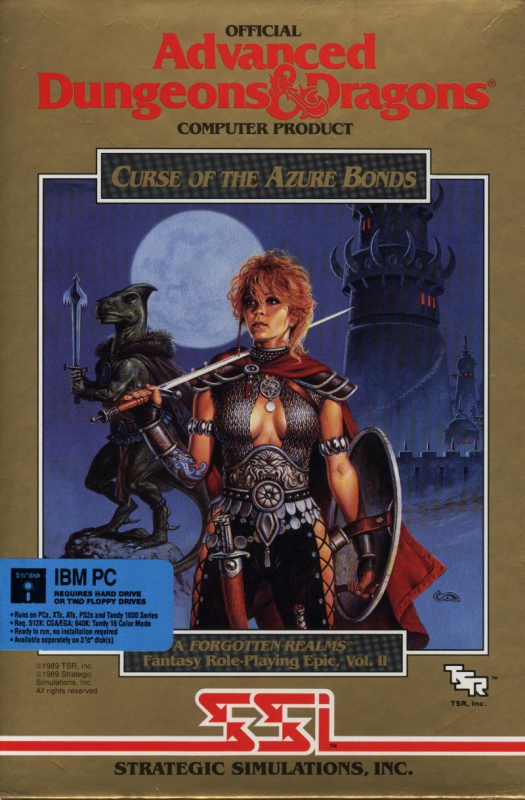 Curse Of The Azure Bonds box art