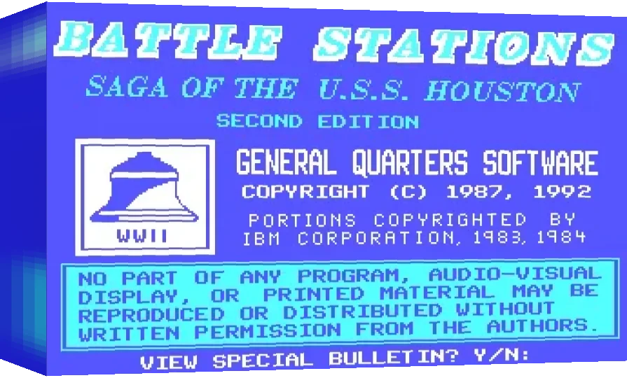 Battle Stations- Saga of the U.S.S. Houston — box-3D (WOR)