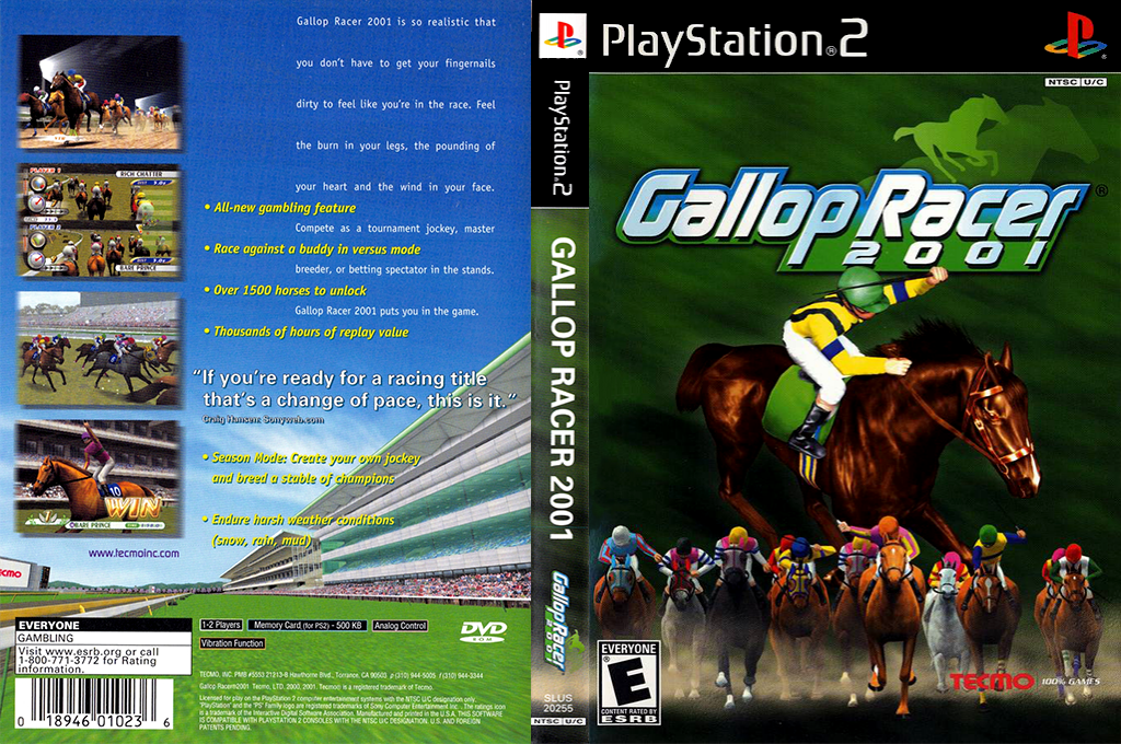 Gallop Racer 2001 — box-texture (US)
