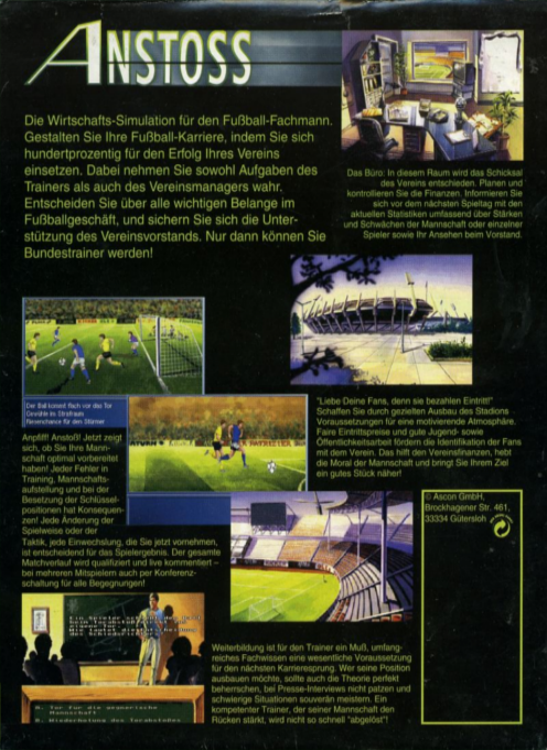 Anstoss - Die Fussball-Manager-Simulation — box-2D-back (DE)