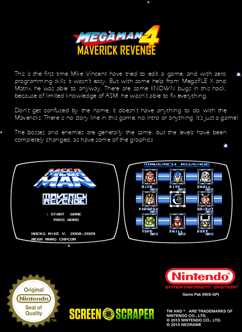 MegaMan IV : Maverick Revenge — box-2D-back (SS)