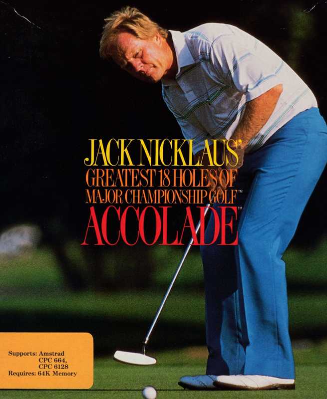 Jack Nicklaus' Greatest 18 Holes Of Major Championship Golf box art