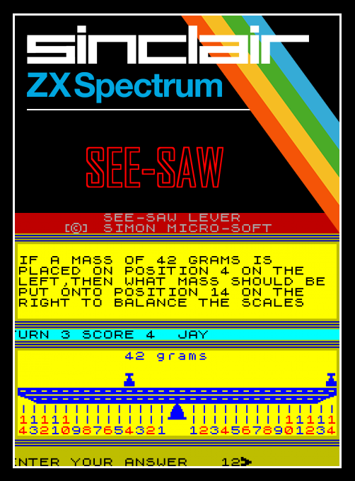 See-Saw box art