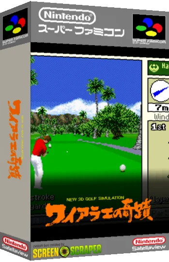 New 3D Golf Simulation - Waialae no Kiseki — box-3D (SS)