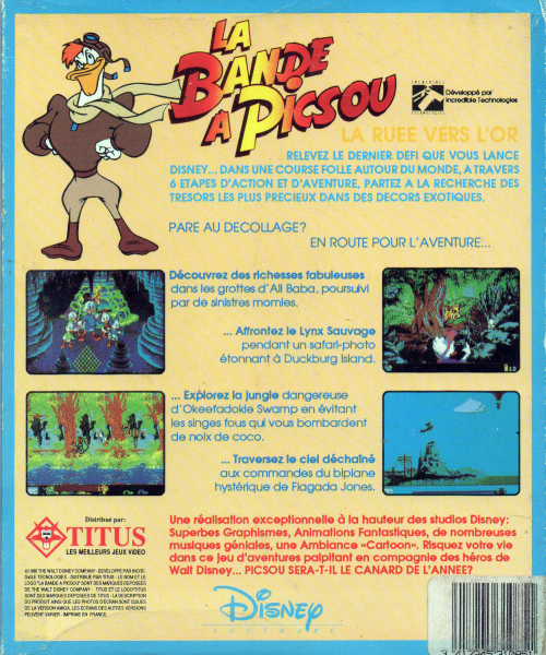 Disney's DuckTales - The Quest for Gold — box-2D-back (FR)