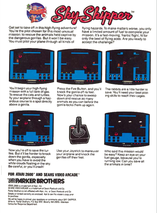Sky Skipper — box-2D-back (US)