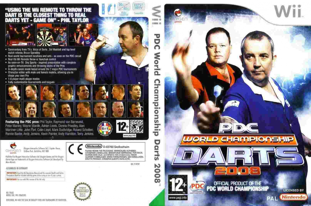 Pdc World Championship Darts 2008 — box-texture (US)