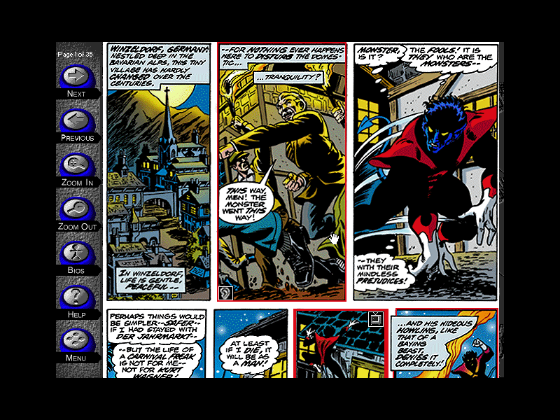 X-Men: Interactive CD-ROM Comic Book! — ss (WOR)