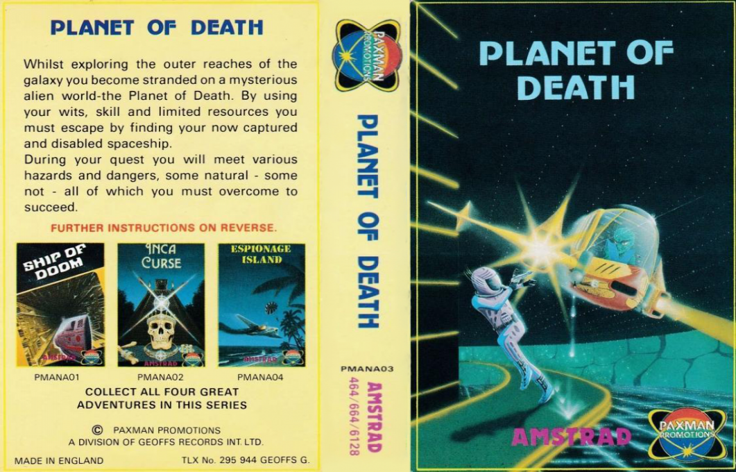 Planet Of Death — box-texture (EU)