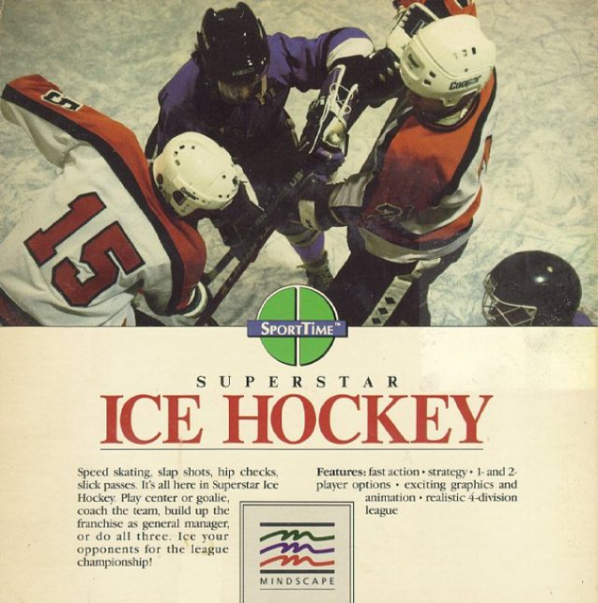 Superstar Ice Hockey box art