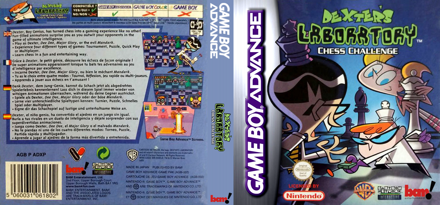 Dexter's Laboratory - Chess Challenge — box-texture (EU)