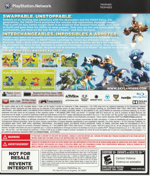 Skylanders - Swap Force — box-2D-back (CA)