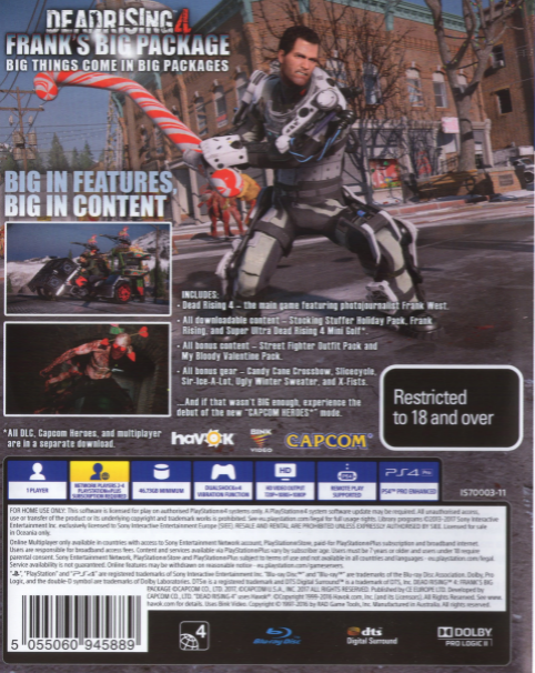 Dead Rising 4 - Frank's Big Package — box-2D-back (AU)