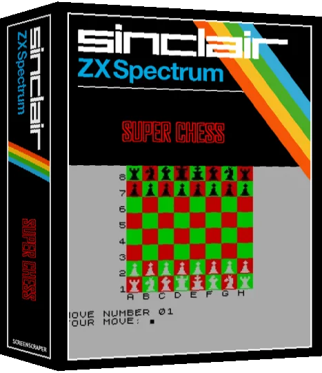 Super Chess — box-3D (SS)