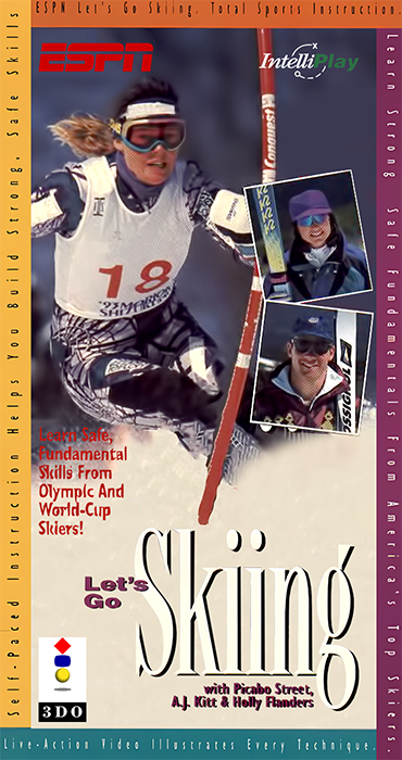 Espn - Let's Go Skiing box art