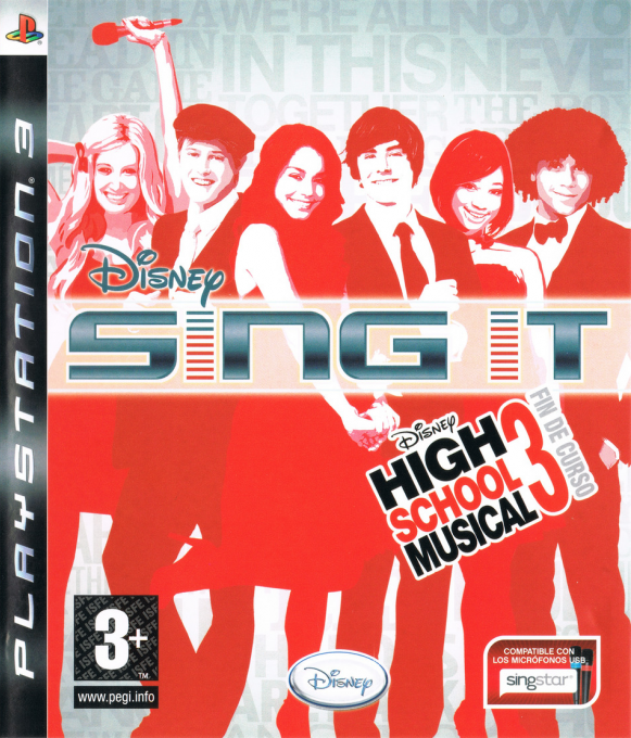 Disney Sing It - High School Musical 3 - Senior Year — box-2D (SP)
