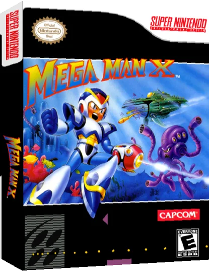Mega Man X — box-3D (US)
