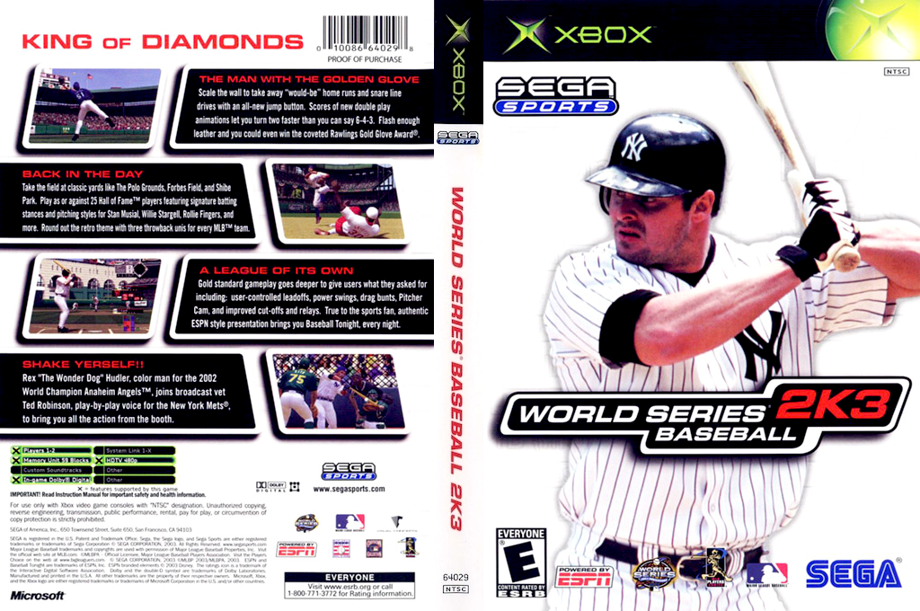 World Series Baseball 2K3 — box-texture (US)