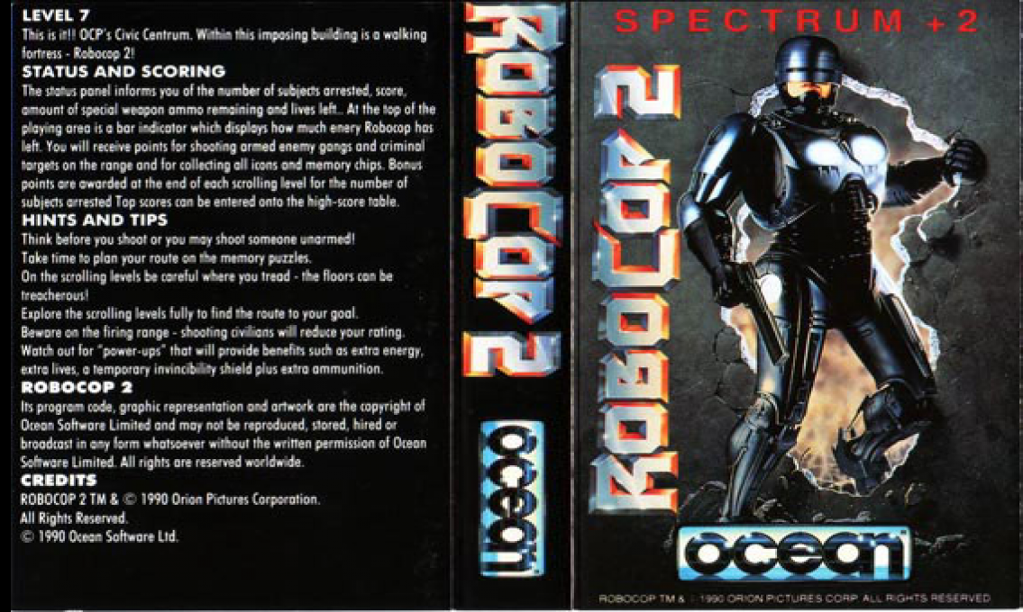 RoboCop 2 — box-texture (EU)