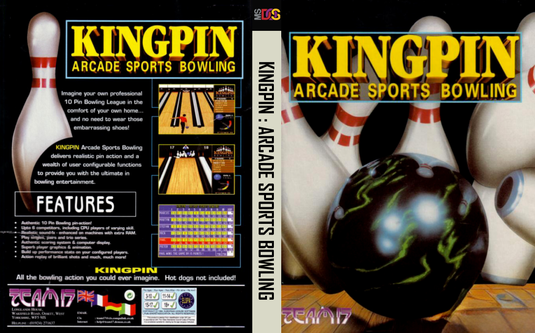 Kingpin - Arcade Sports Bowling — box-texture (EU)
