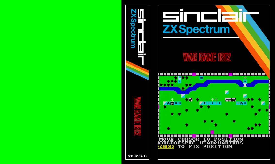 War Game 1812 — box-texture (SS)