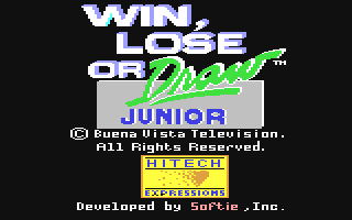 Win, Lose Or Draw Junior — sstitle (US)