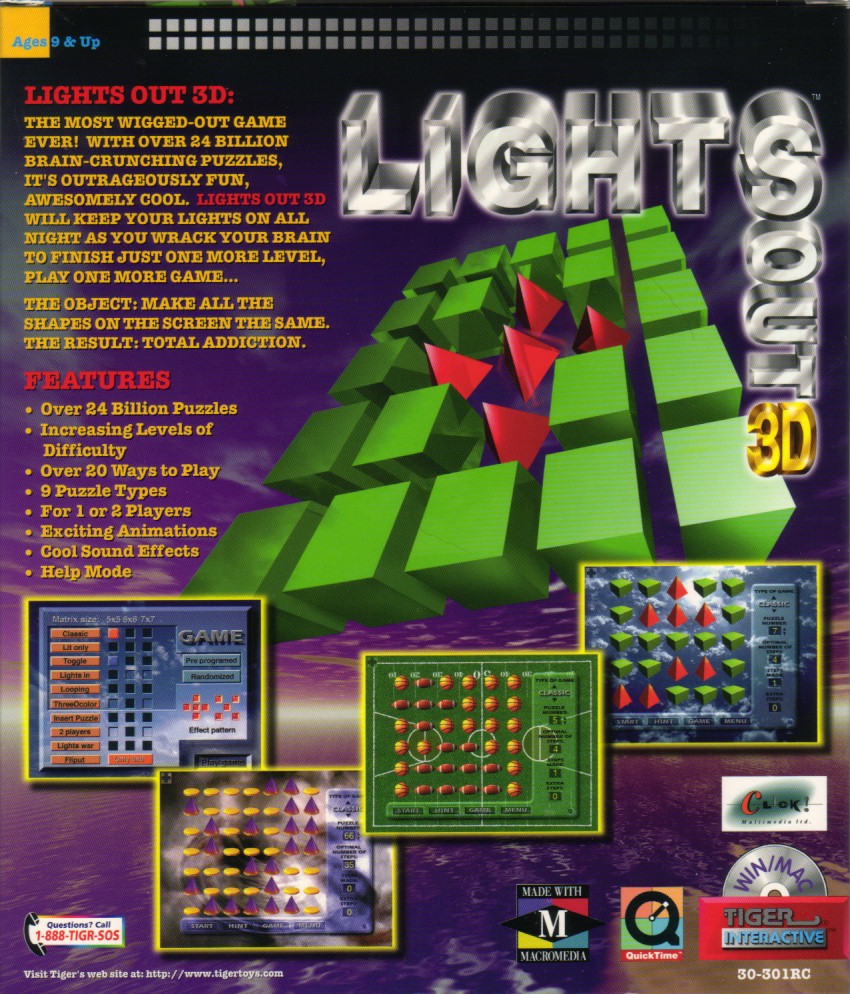 Lights Out 3D — box-2D-back (US)