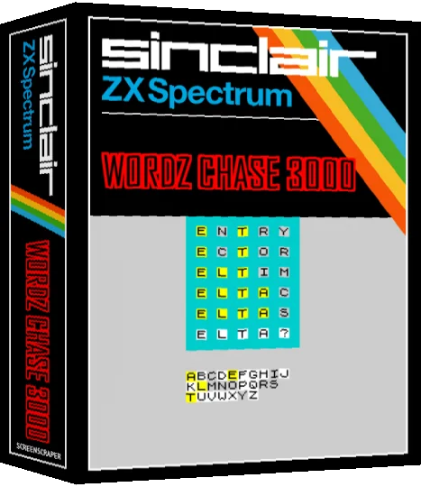 Wordz Chase 3000 — box-3D (SS)