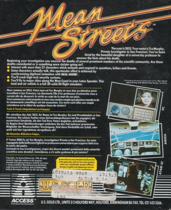 Mean Streets — box-2D-back (EU)