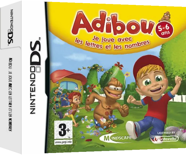 Adibou - Je Joue avec les Lettres et les Nombres — box-3D (FR)