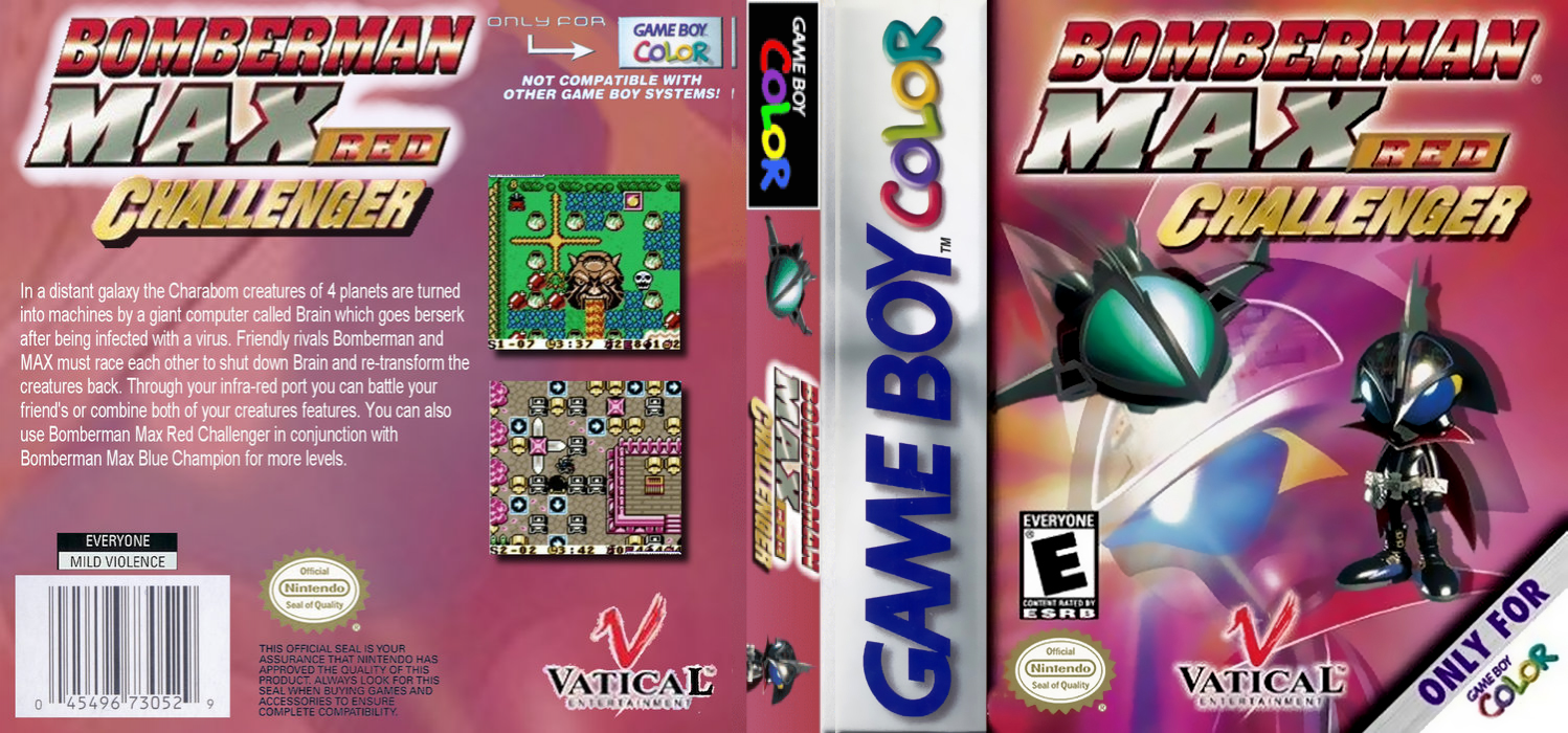 Bomberman Max - Red Challenger — box-texture (US)