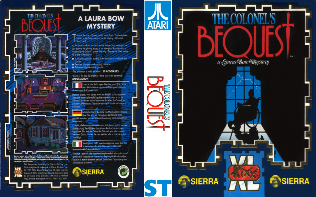 Colonel's Bequest, The — box-texture (EU)