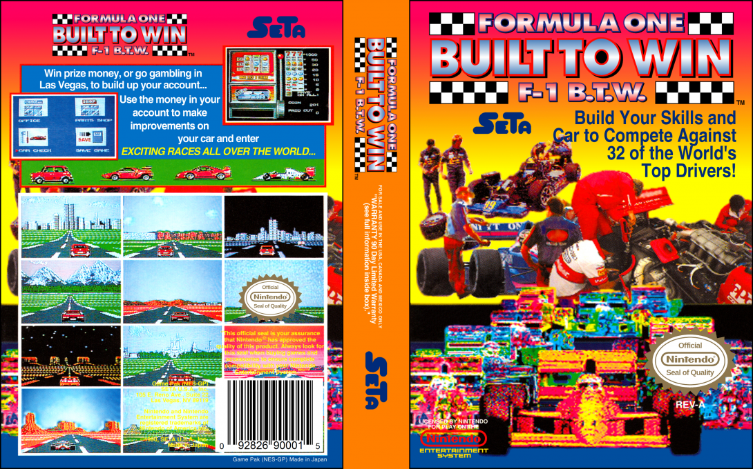 Formula One - Built to Win — box-texture (US)