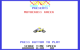 Motocross Racer — sstitle (WOR)