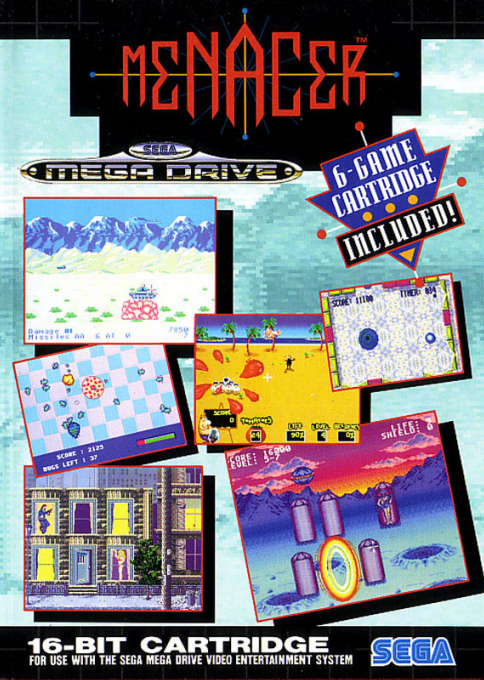 Menacer 6-game Cartridge — box-2D (EU)