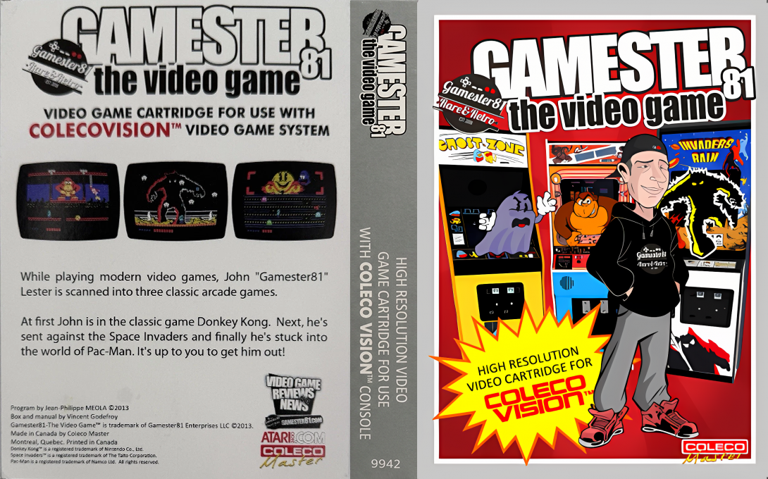 Gamester 81 : The Video Game — box-texture (WOR)