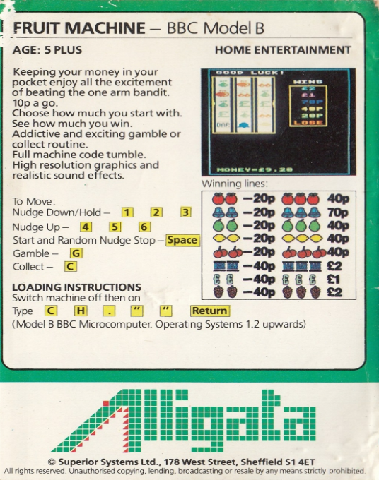 Fruit Machine — box-2D-back (EU)