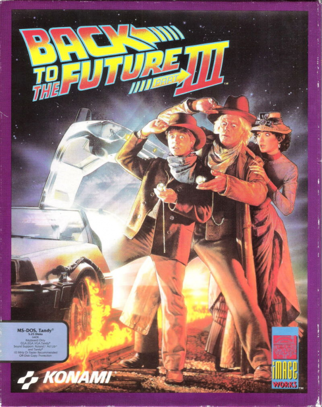 Back To The Future Part 3 box art
