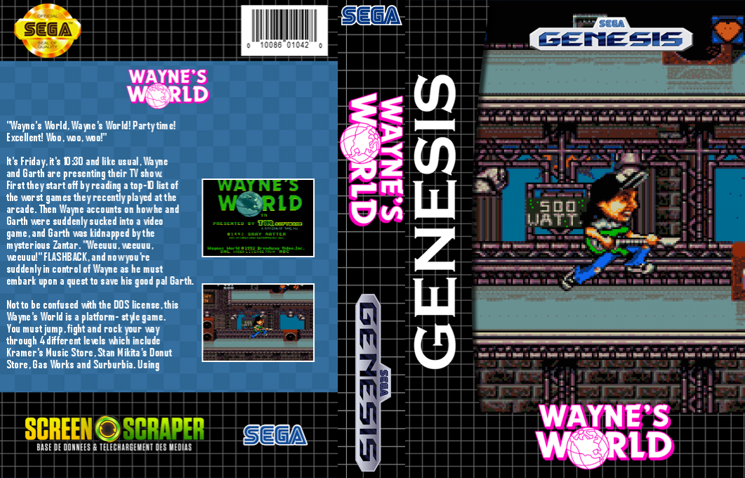 Wayne's World — box-texture (SS)