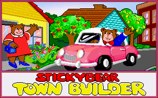 Stickybear - Town Builder box art