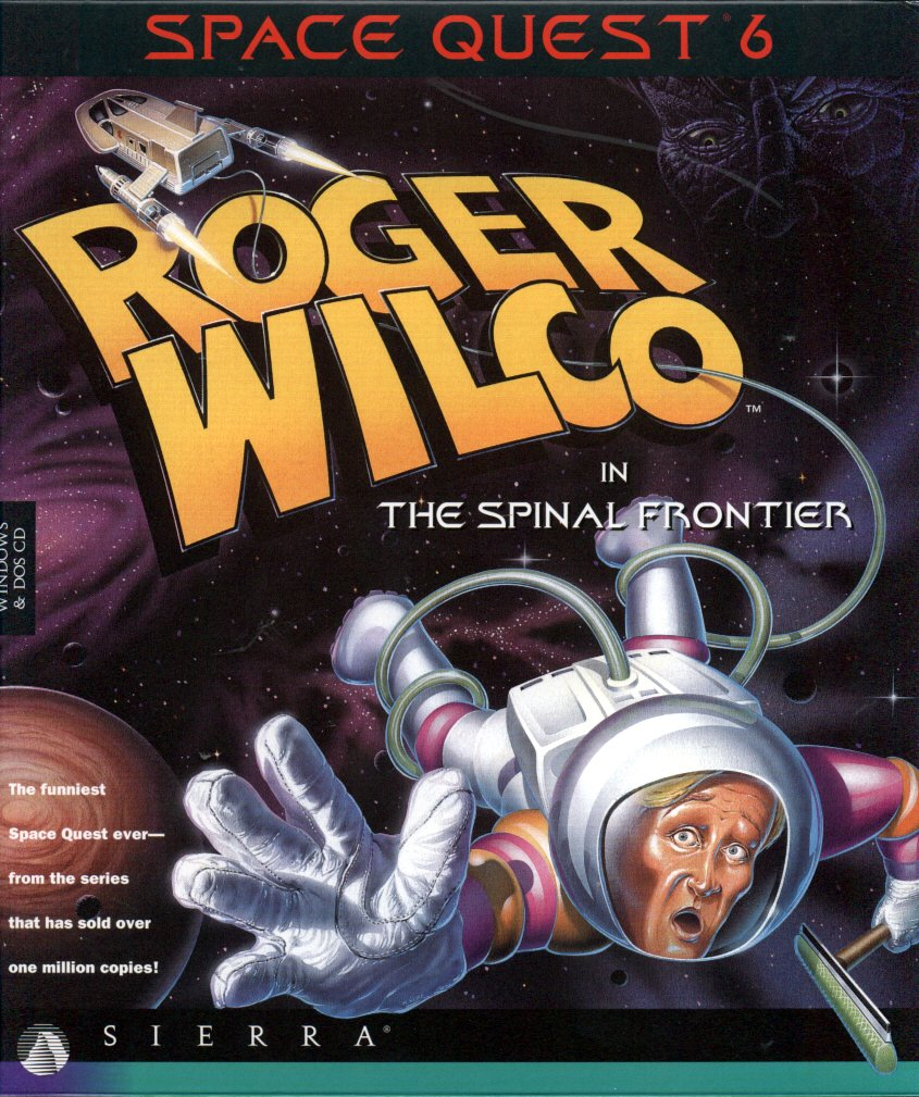 Space Quest 6: Roger Wilco in the Spinal Frontier box art