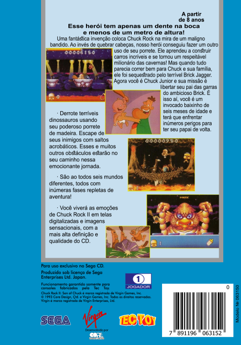 Chuck Rock II - Son of Chuck — box-2D-back (BR)