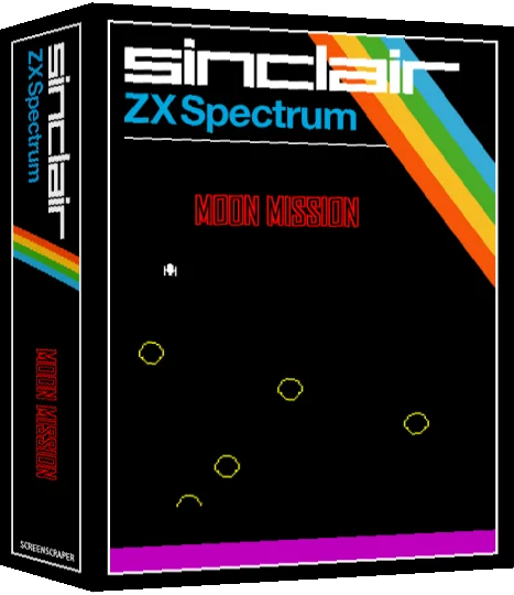 Moon Mission — box-3D (SS)
